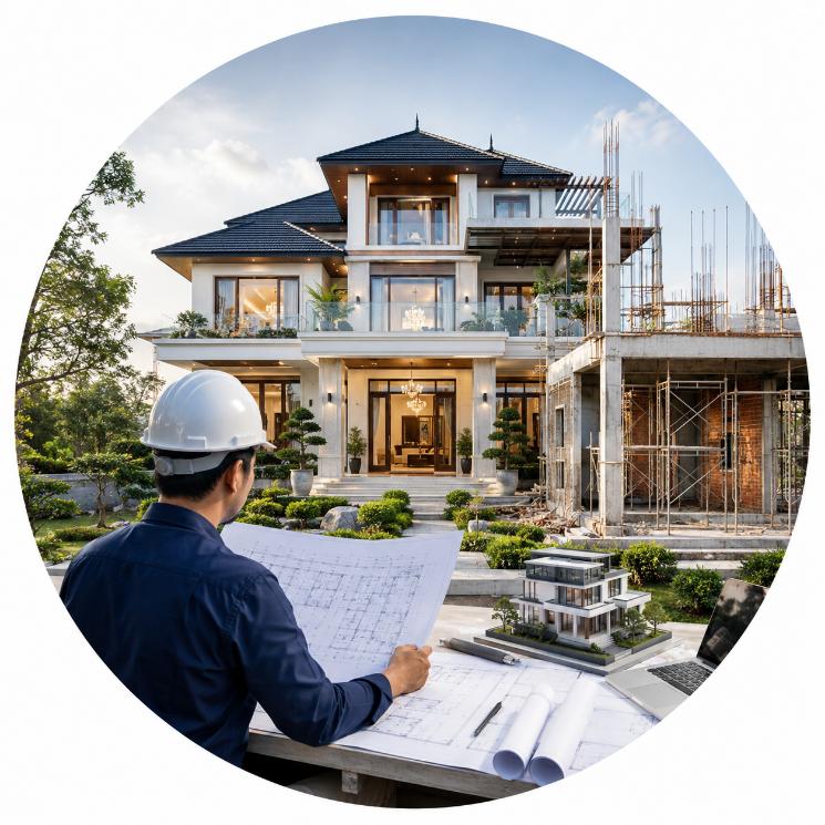 Thiết kế thi công biệt thự